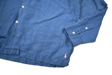 画像3: Used Polo Ralph Lauren Linen/Silk Open Collar L/S Shirt ラルフローレン (3)