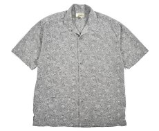 画像1: Used Cubavera Paisley Pattern Open Collar S/S Shirt (1)