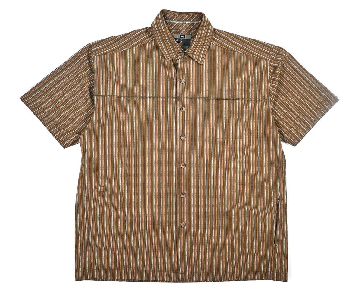 画像1: Used REI Stripe S/S Shirt (1)