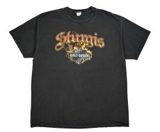 画像1: Used Harley-Davidson Print Tee (1)