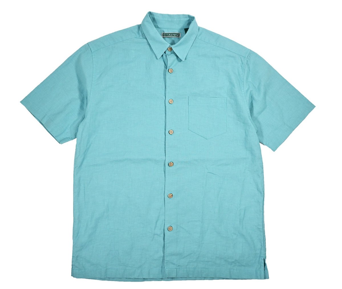 画像1: Used Cubavera Linen S/S Shirt (1)