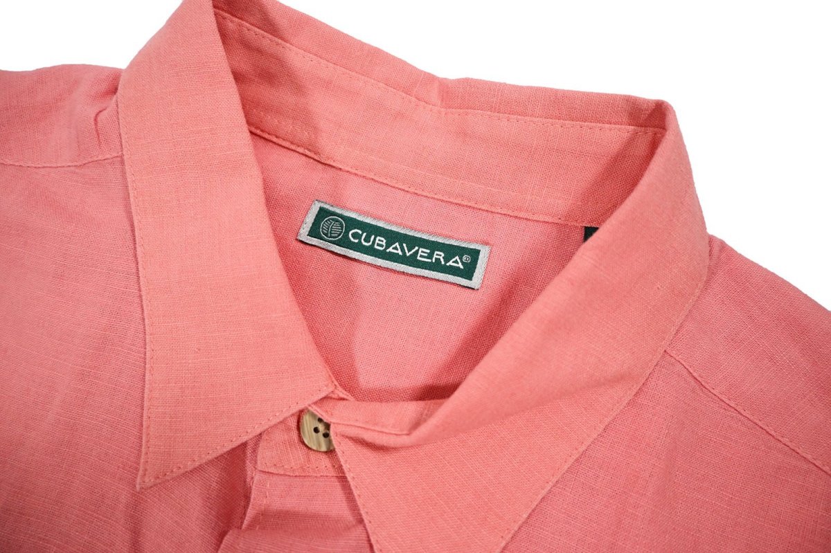 画像4: Used Cubavera Linen S/S Shirt (4)