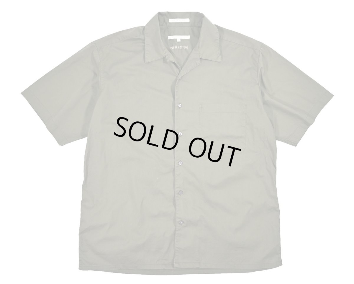 画像1: Used Perry Ellis Open Collar S/S Shirt (1)