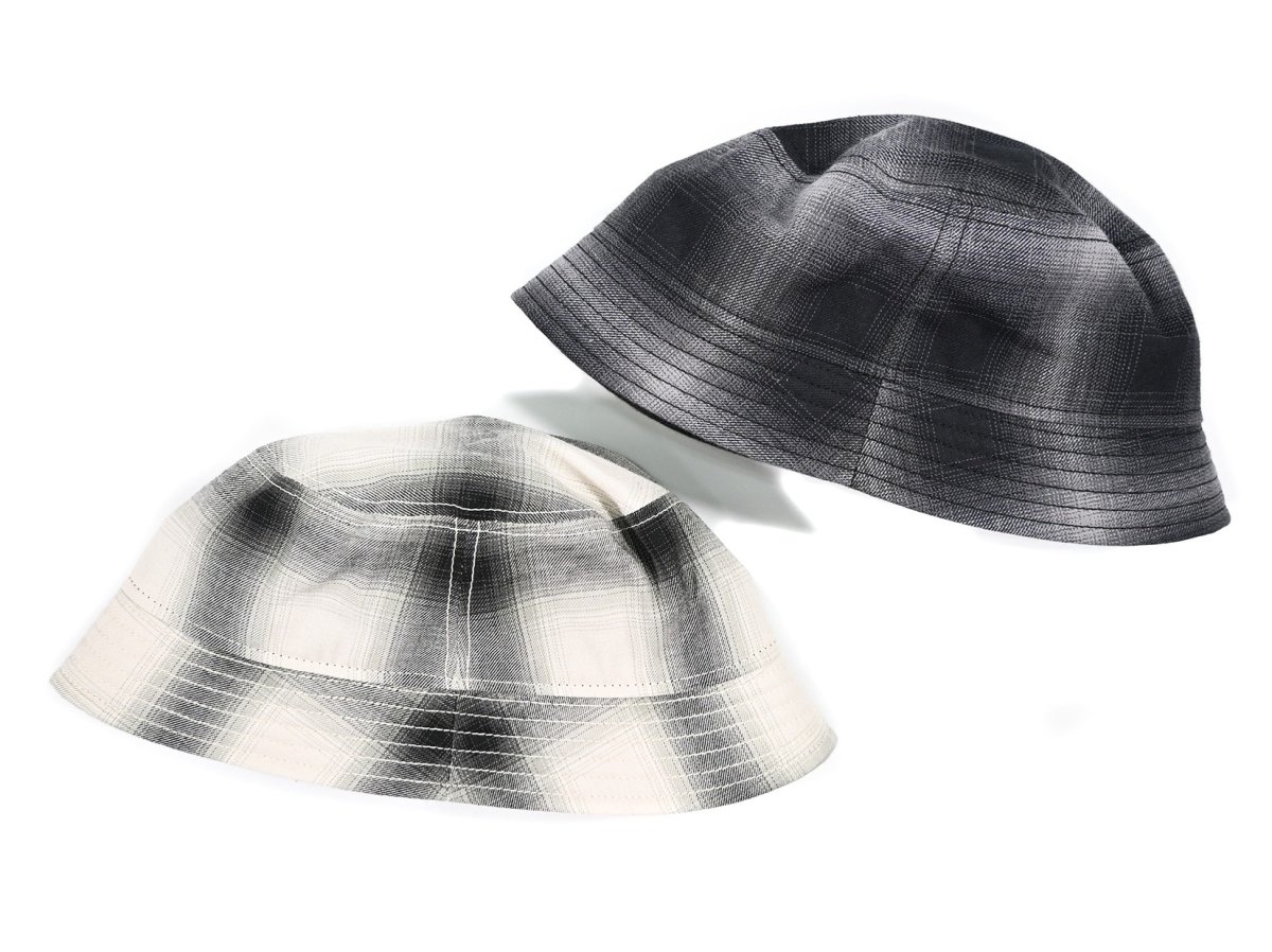 画像1: Pickles Bucket Shorter Hat Ombre Check (1)