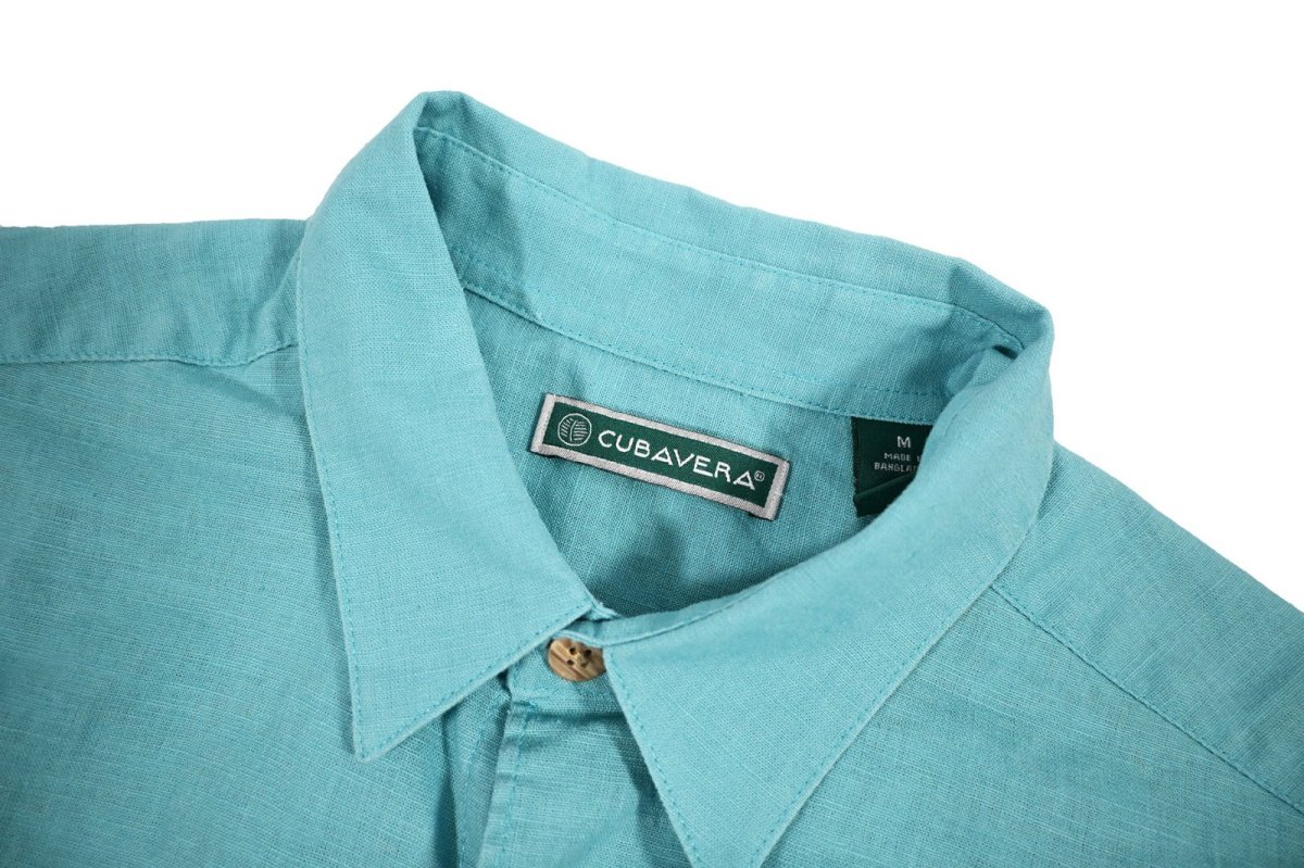 画像4: Used Cubavera Linen S/S Shirt (4)
