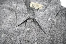 画像4: Used Cubavera Paisley Pattern Open Collar S/S Shirt (4)