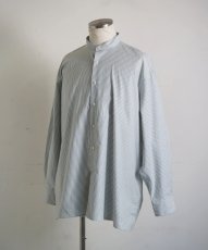 画像1: 【SALE】 Individualized Shirts for DAMAGEDONE "Bengal Stripe Green" (1)