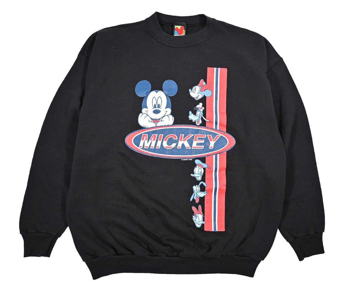 画像1: Used Disney Print Sweat Shirt made in USA (1)