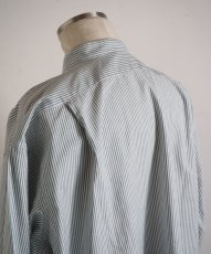画像2: 【SALE】 Individualized Shirts for DAMAGEDONE "Bengal Stripe Green" (2)