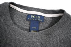 画像4: Used Polo Ralph Lauren L/S Thermal Shirt Charcoal (4)