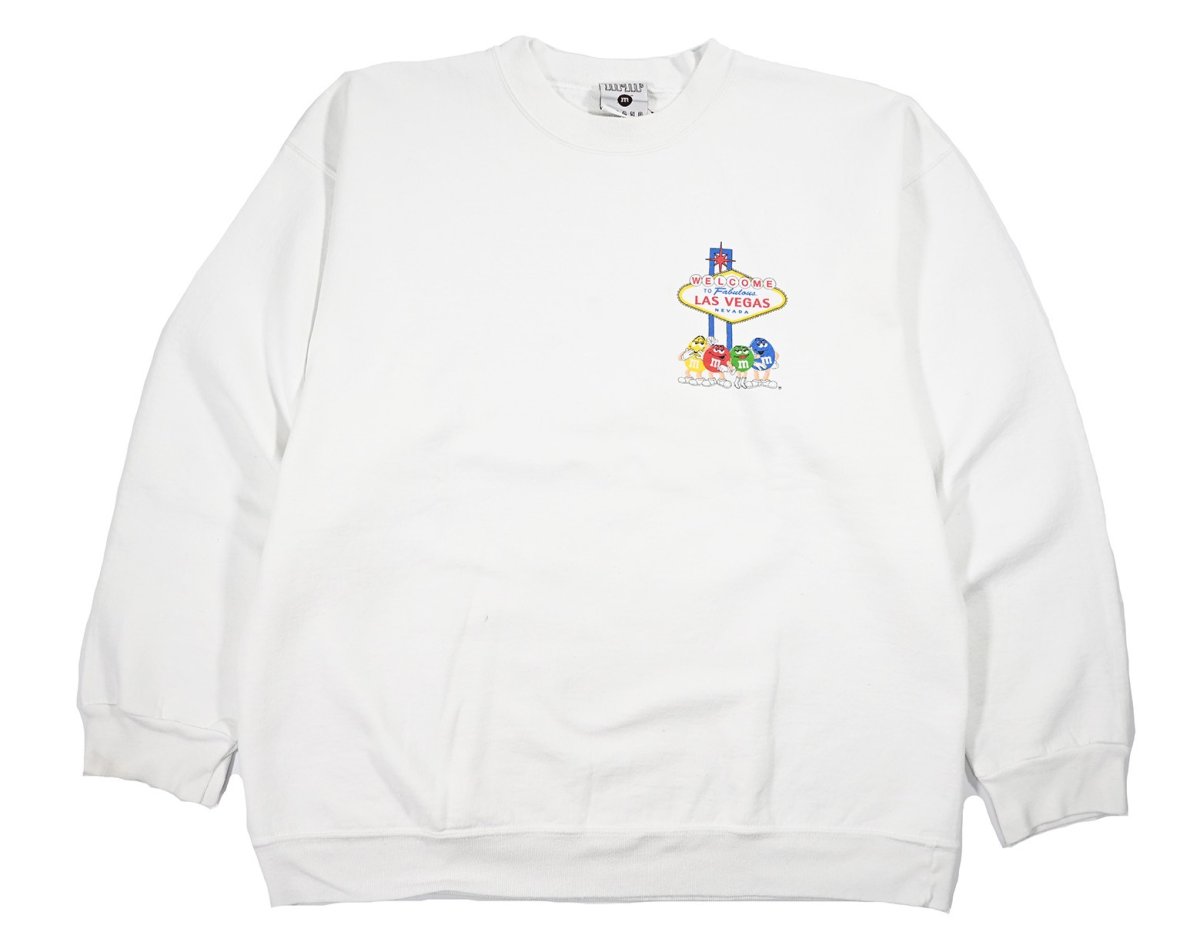 画像1: Used M&M's Print Sweat Shirt (1)