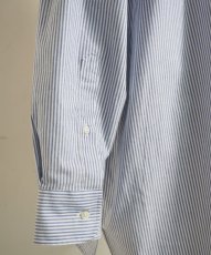 画像4: 【SALE】 Individualized Shirts for DAMAGEDONE "Bengal Stripe Navy" (4)