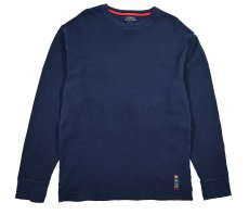 画像1: Used Polo Ralph Lauren Polo Bear L/S Thermal Shirt Navy (1)