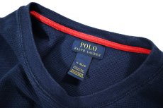 画像4: Used Polo Ralph Lauren Polo Bear L/S Thermal Shirt Navy (4)