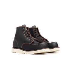 画像2: Red Wing Classic Moc 6-Inch Boot Black #8849 (2)