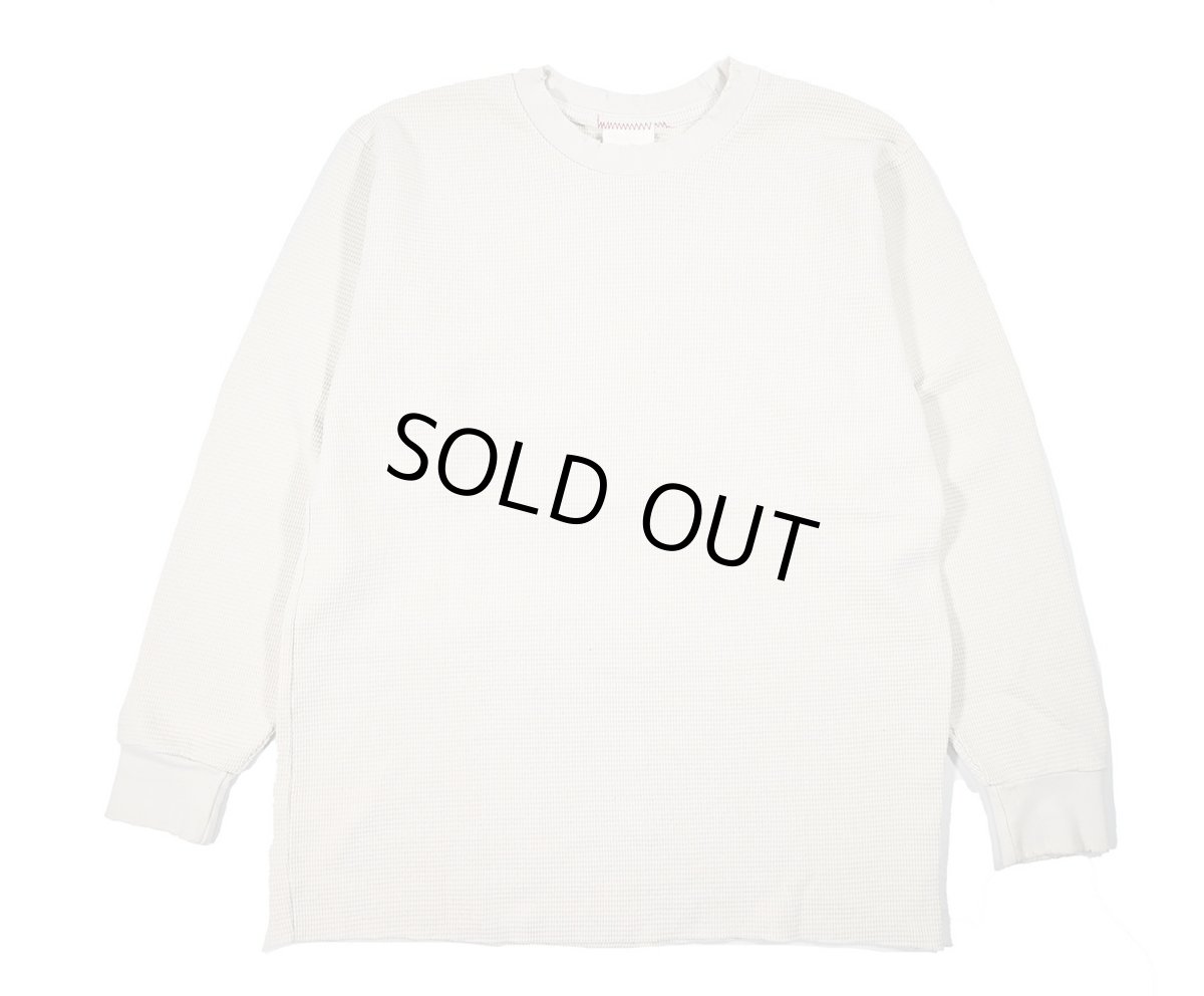 画像1: MOOJI MOOJI US Waffle Thermal Shirt Natural (1)