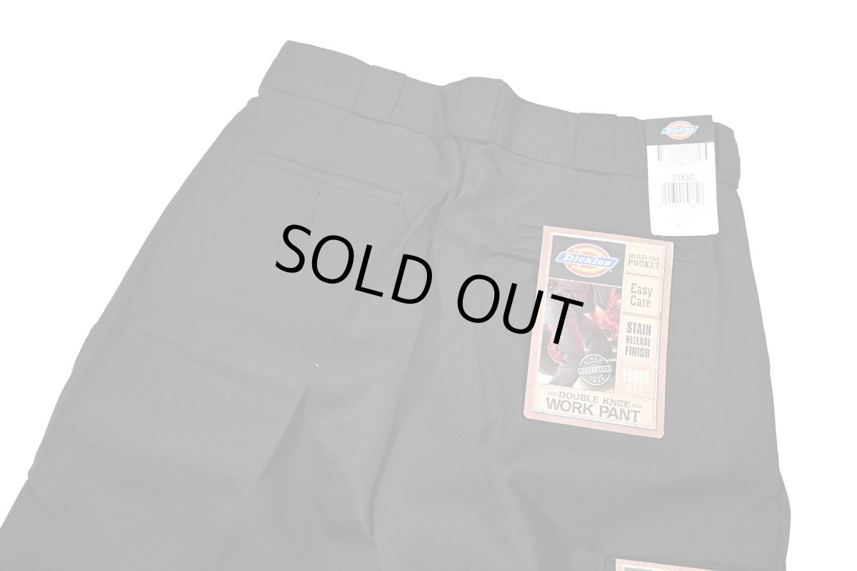 画像5: 00s Deadstock Dickies 85283BK Double Knee Work Pants (5)