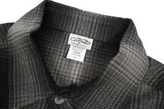 画像4: Caltop Ombre Check Shirt Black/Charcoal (4)