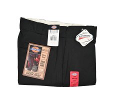 画像1: Deadstock Dickies 85283BK Double Knee Work Pants (1)