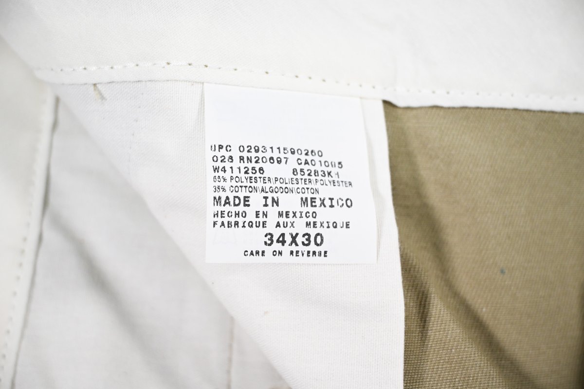 画像8: Deadstock Dickies 85283KH Double Knee Work Pants (8)