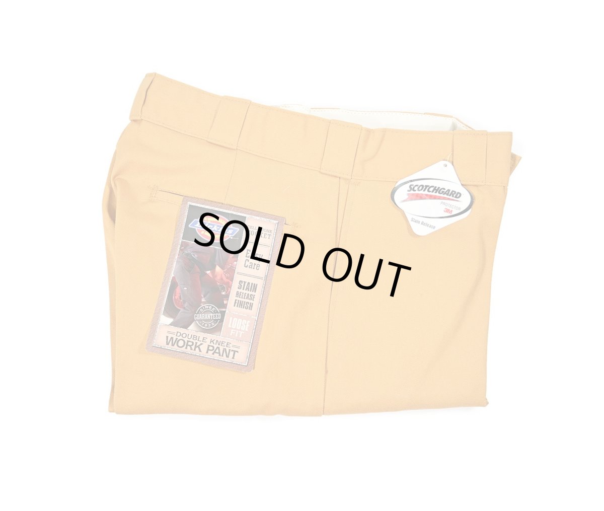 画像1: 00s Deadstock Dickies 85283WE Double Knee Work Pants (1)