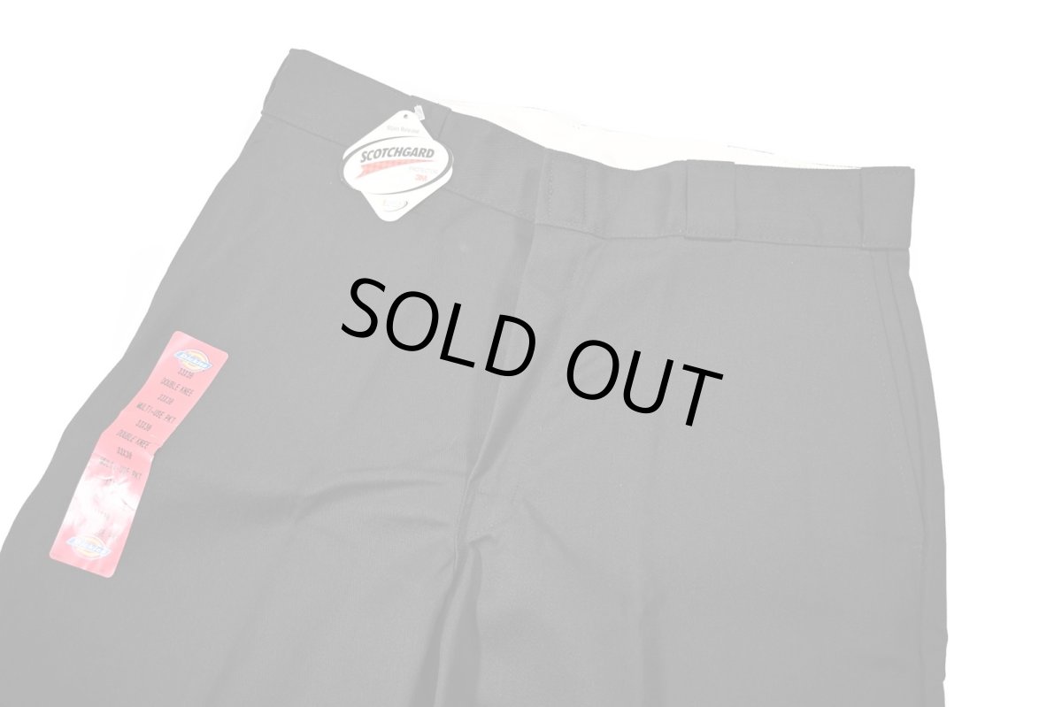 画像3: 00s Deadstock Dickies 85283BK Double Knee Work Pants (3)