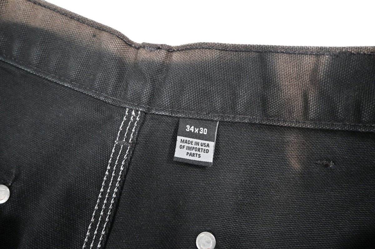 画像7: Used Carhartt Sun Fade Duck Double Knee Carpenter Pants made in USA カーハート (7)