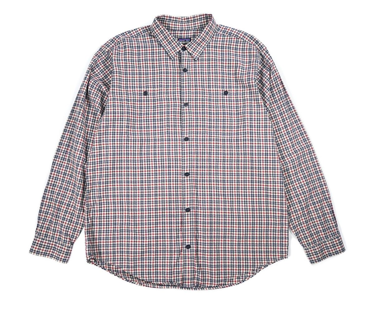 画像1: Used patagonia Pima Cotton Shirt パタゴニア (1)