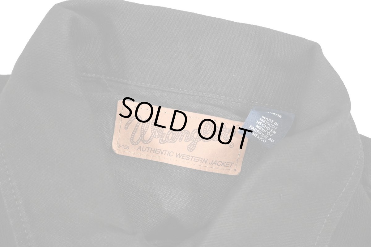 画像5: Wrangler Cowboy Cut Unlined Denim Trucker Jacket Black ラングラー (5)