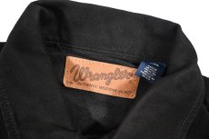 画像5: Wrangler Cowboy Cut Unlined Denim Trucker Jacket Black ラングラー (5)