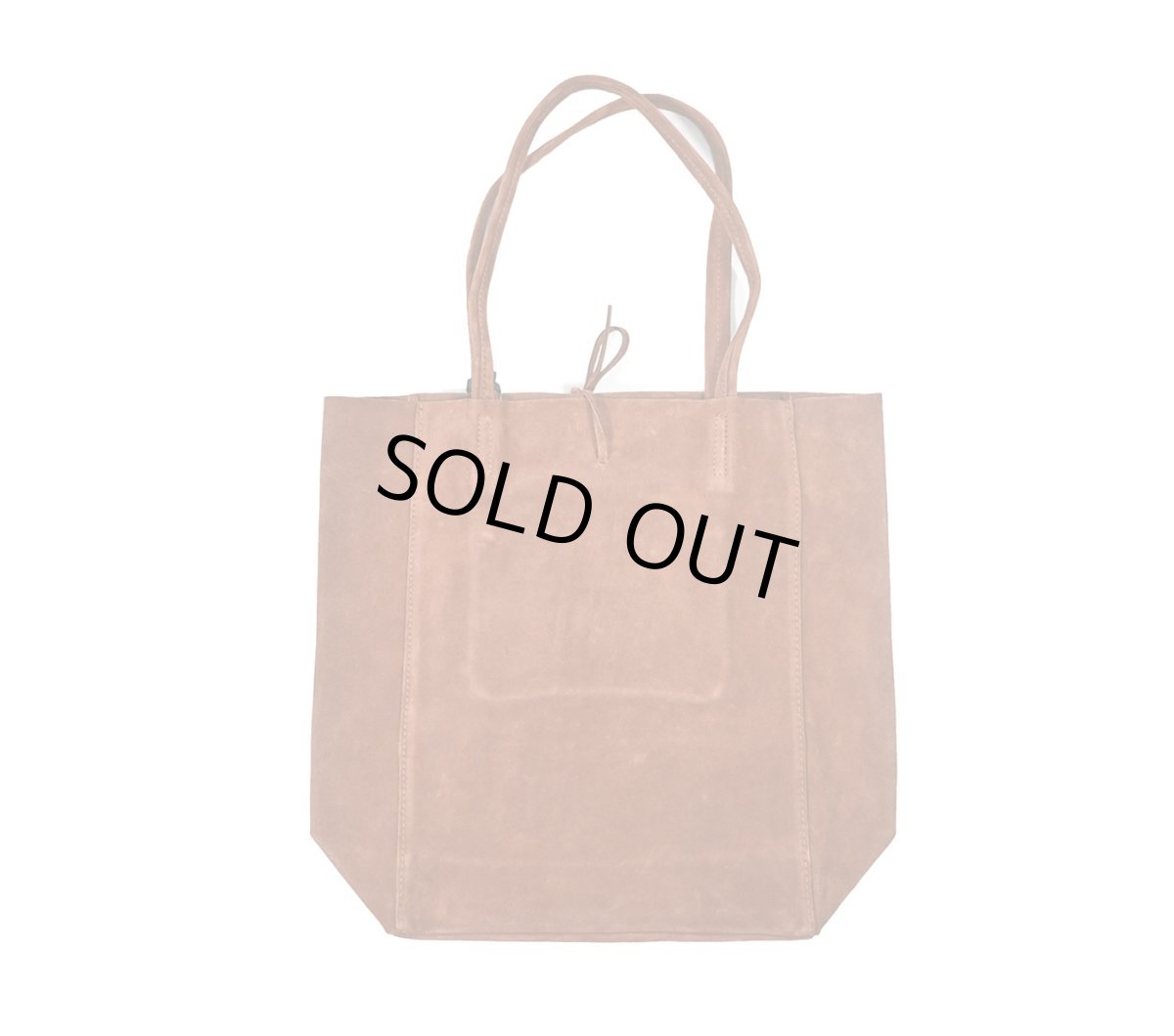 画像2: MARLON FIRENZE Shopper Big/ Suede Tote Bag Cuoio (2)