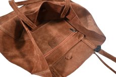 画像4: MARLON FIRENZE Shopper Big/ Suede Tote Bag Cuoio (4)