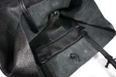 画像4: MARLON FIRENZE Shopper Big/ Leather Tote Bag Black (4)