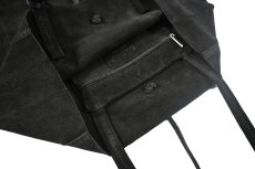 画像4: MARLON FIRENZE Shopper Big/ Suede Tote Bag Black (4)