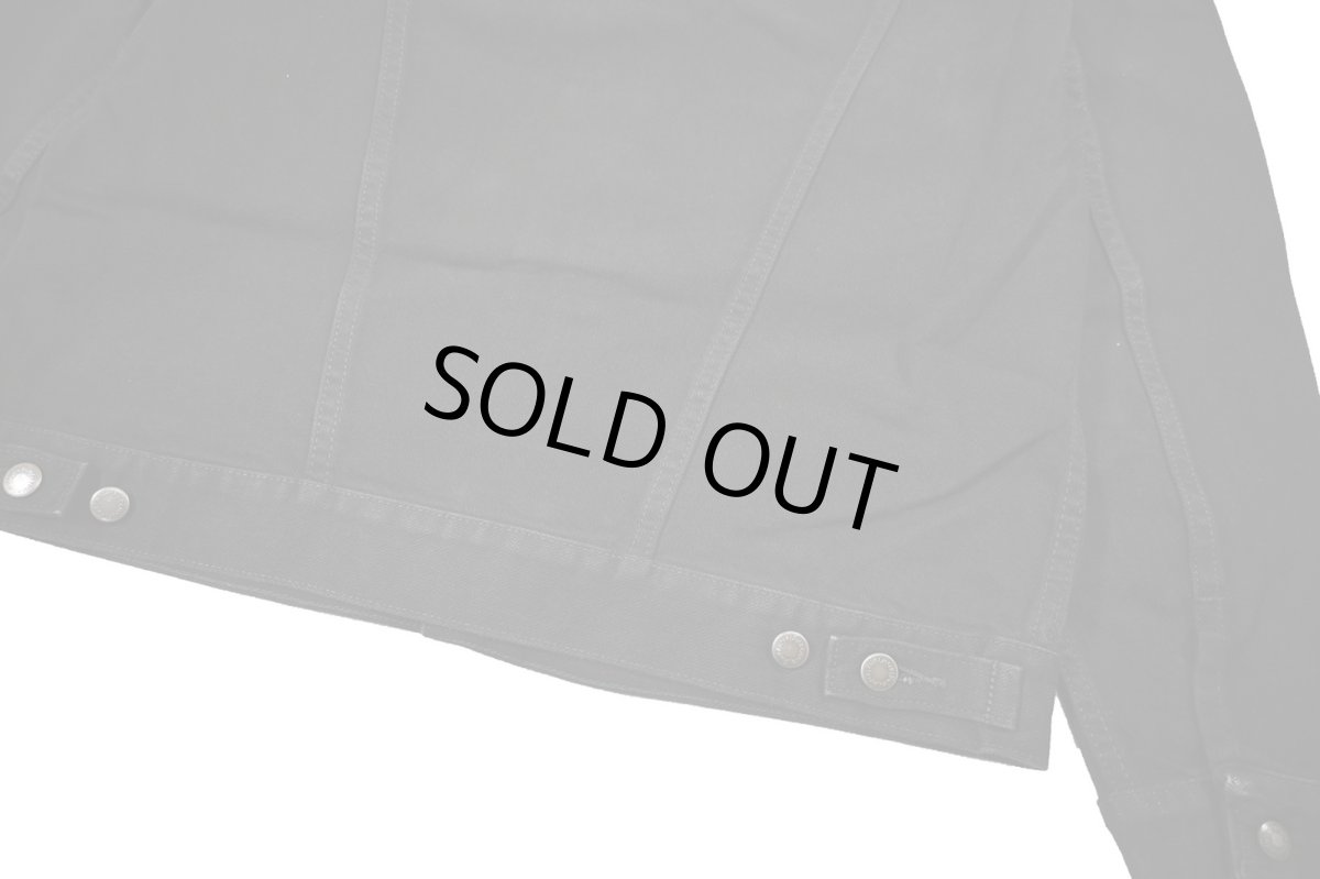 画像6: Wrangler Cowboy Cut Unlined Denim Trucker Jacket Black ラングラー (6)