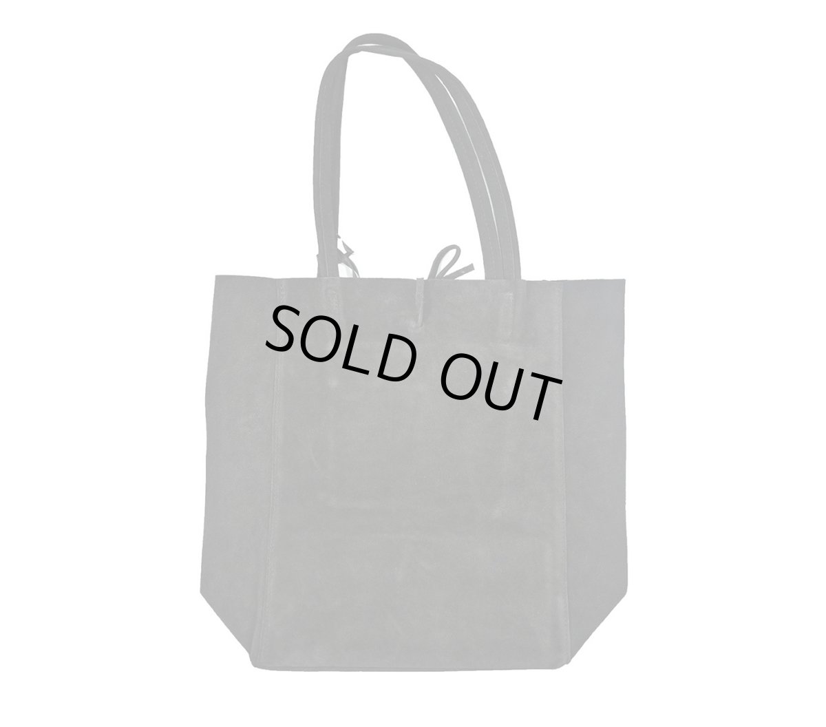 画像2: MARLON FIRENZE Shopper Big/ Suede Tote Bag Black (2)
