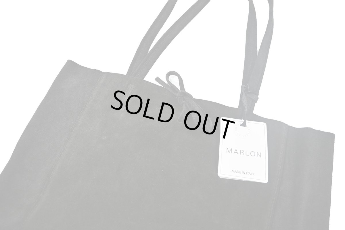 画像3: MARLON FIRENZE Shopper Big/ Suede Tote Bag Black (3)