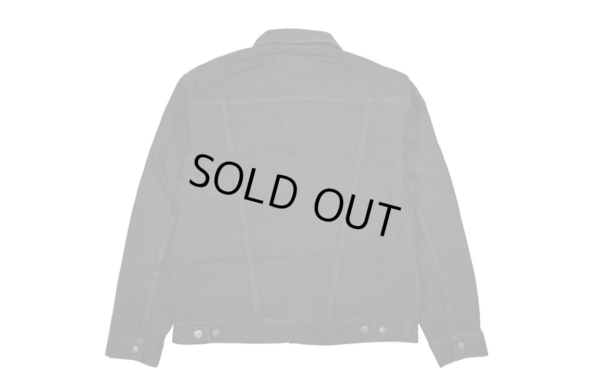 画像2: Wrangler Cowboy Cut Unlined Denim Trucker Jacket Black ラングラー (2)