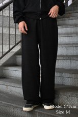 画像3: Los Angeles 10oz Mid-Weight Wide Open Bottom Sweat Pants Black ロサンゼルス アパレル (3)
