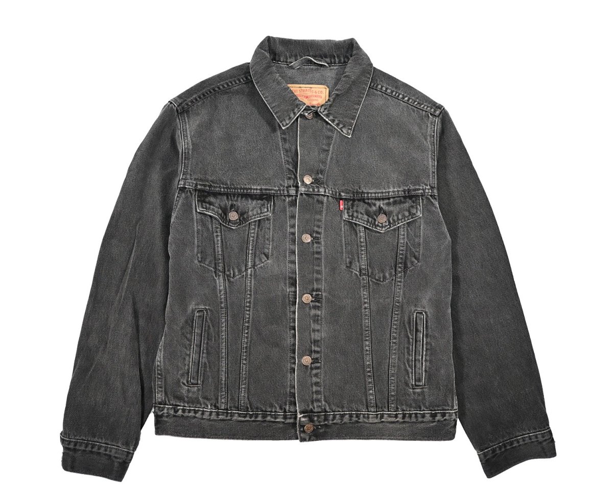 画像1: 04' Used Levi's 70507 Denim Jacket Black (1)