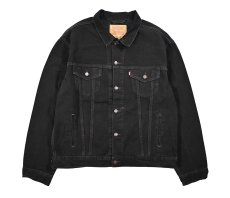 画像1: 02' Deadstock Levi's 70507-0260 Denim Jacket Black made in USA (1)
