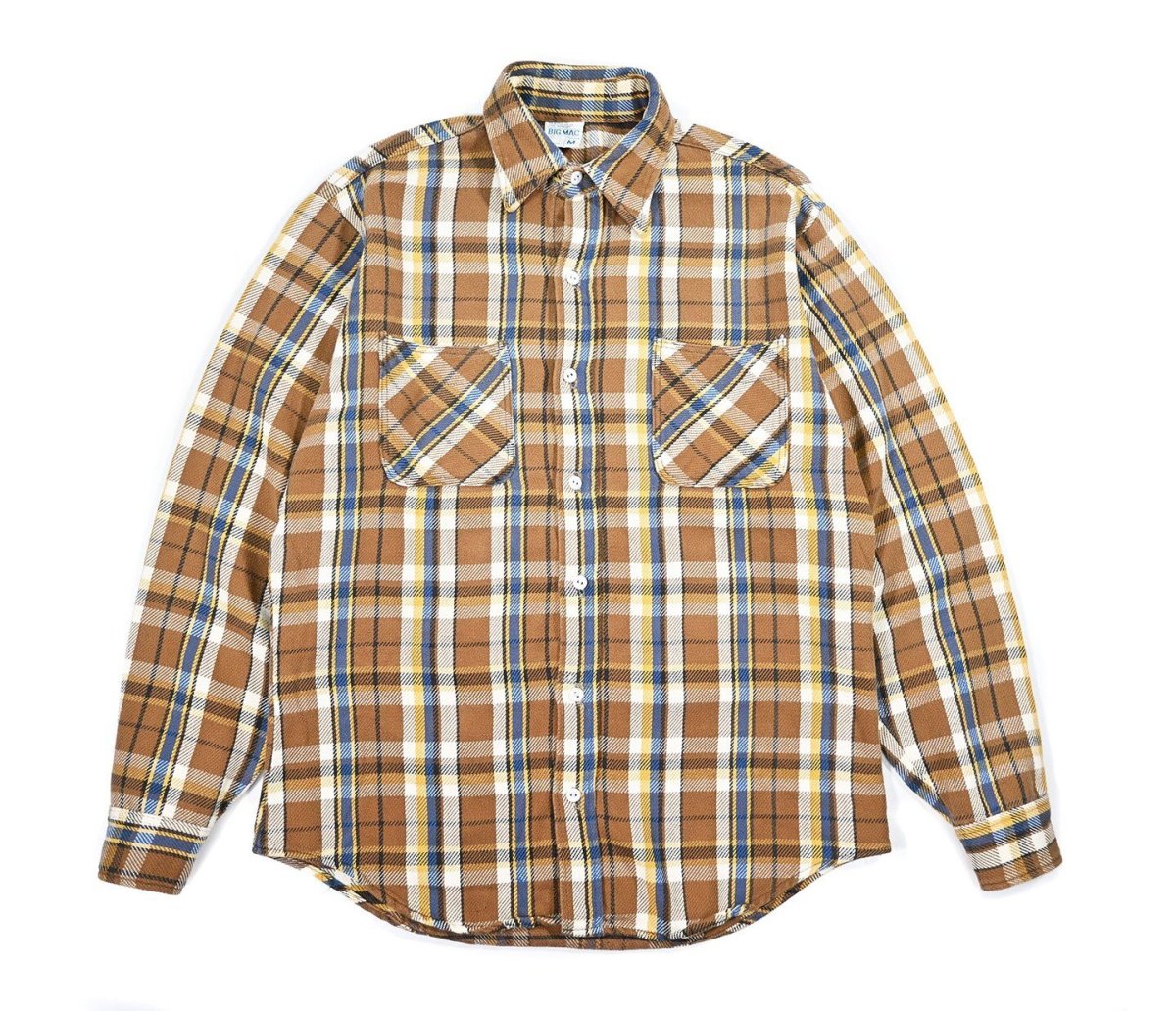 画像1: Used Big Mac Heavy Flannel Shirt (1)