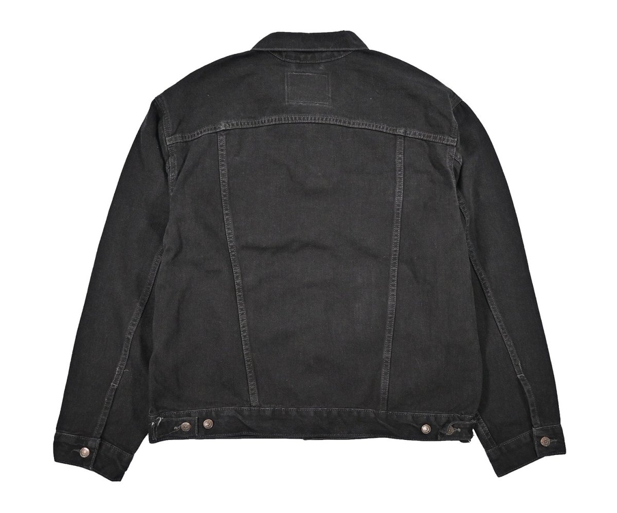 画像2: 02' Deadstock Levi's 70507-0260 Denim Jacket Black (2)