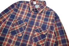 画像2: Used Five Brothers Heavy Flannel Shirt made in USA (2)