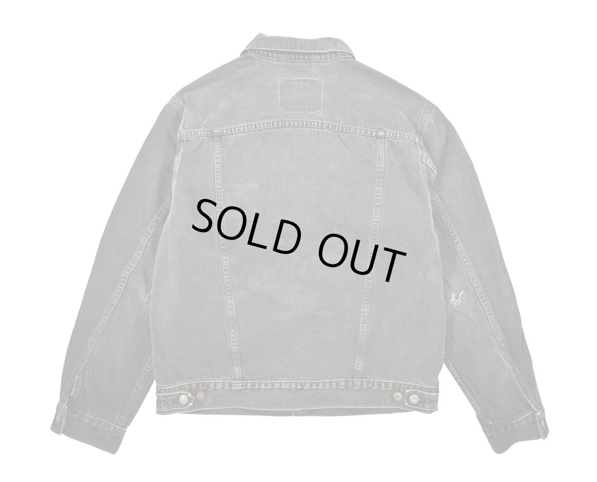 画像2: 04' Used Levi's 70507 Denim Jacket Black (2)