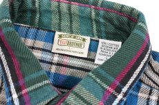 画像4: Used Five Brothers Heavy Flannel Shirt (4)