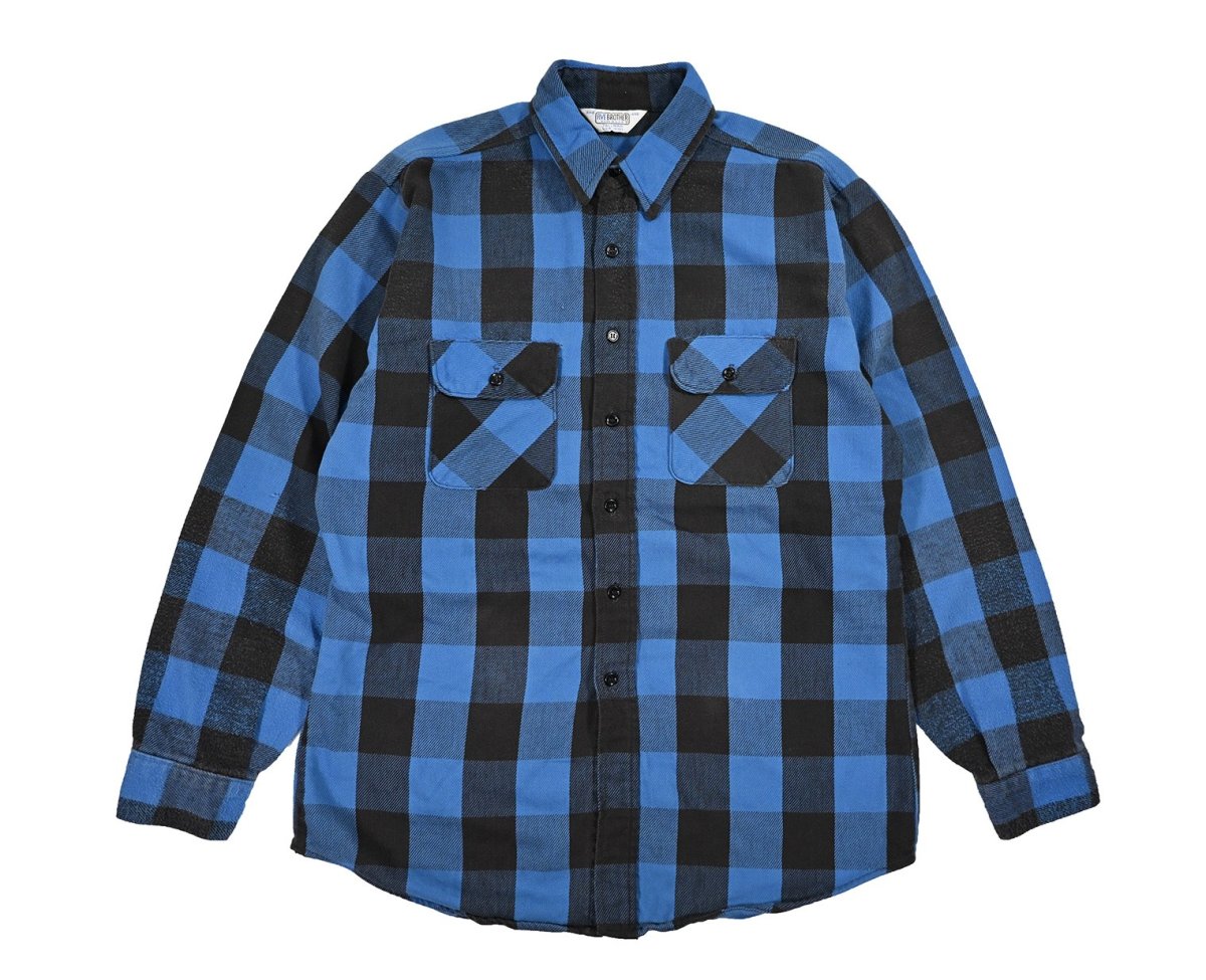 画像1: Used Five Brothers Heavy Flannel Shirt made in USA (1)