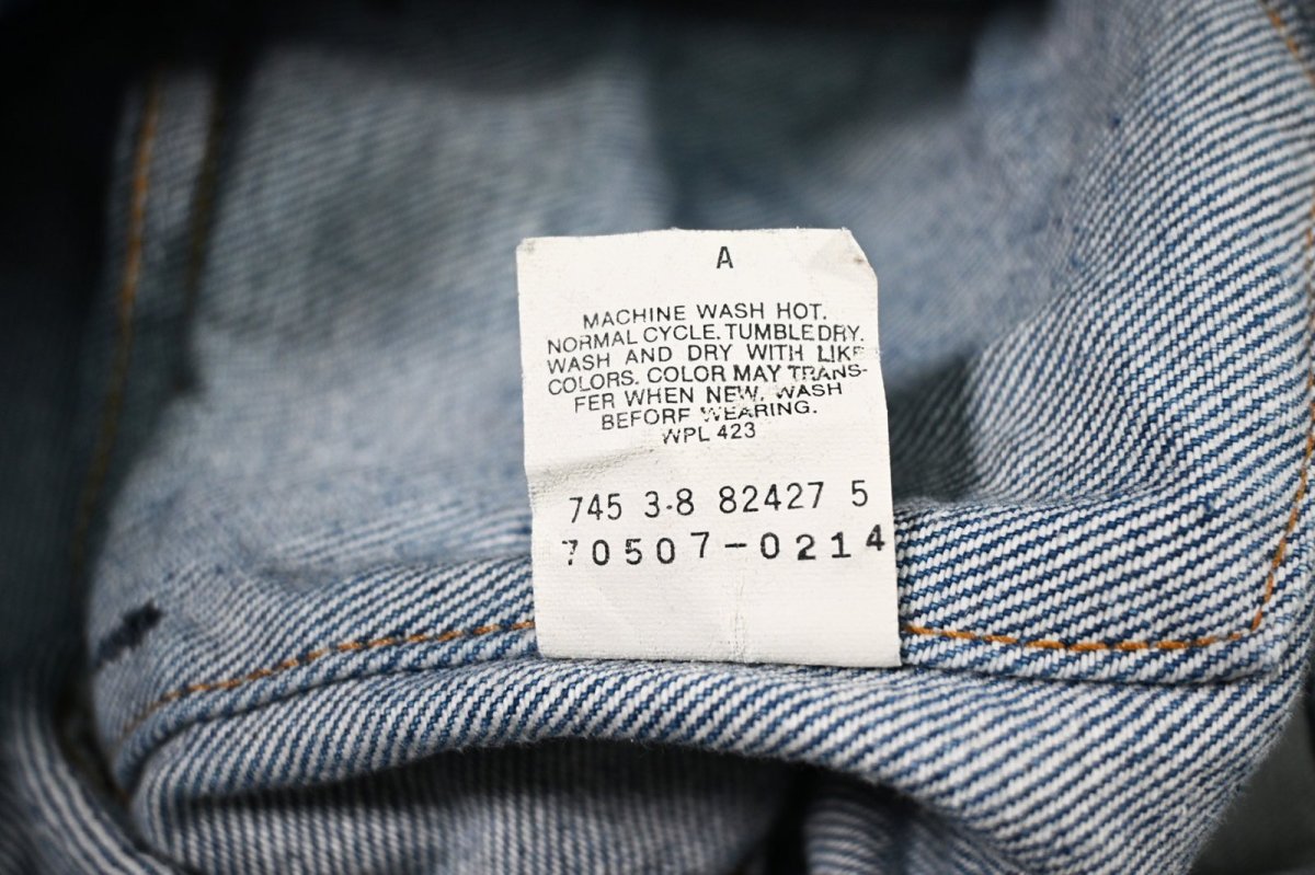画像7: 88' Used Levi's 70507-0214 Denim Jacket made in USA (7)