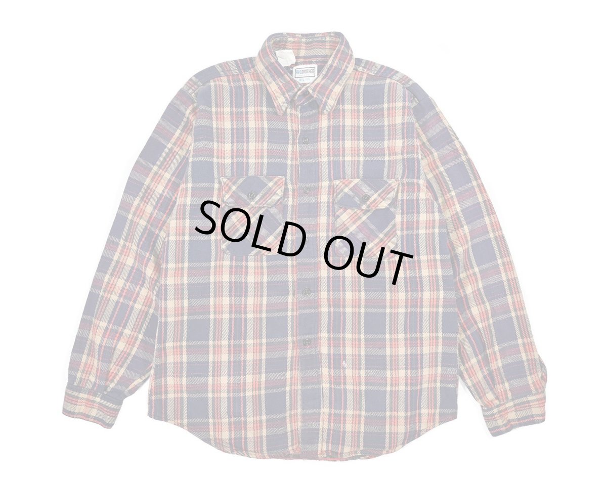 画像1: Used Five Brothers Heavy Flannel Shirt made in USA (1)