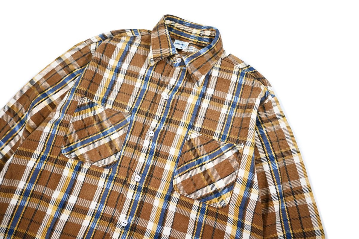画像2: Used Big Mac Heavy Flannel Shirt (2)